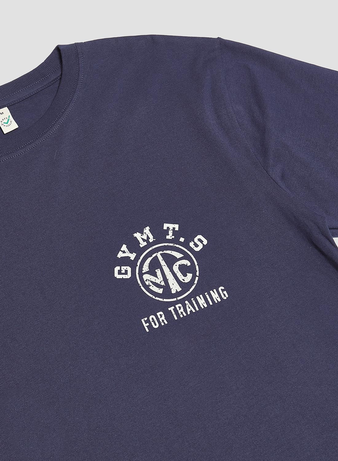 Gym Stencil Tee in Navy - 2