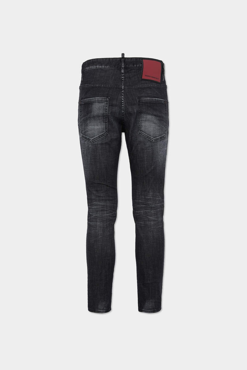 BLACK EASY WASH SKATER JEANS - 2