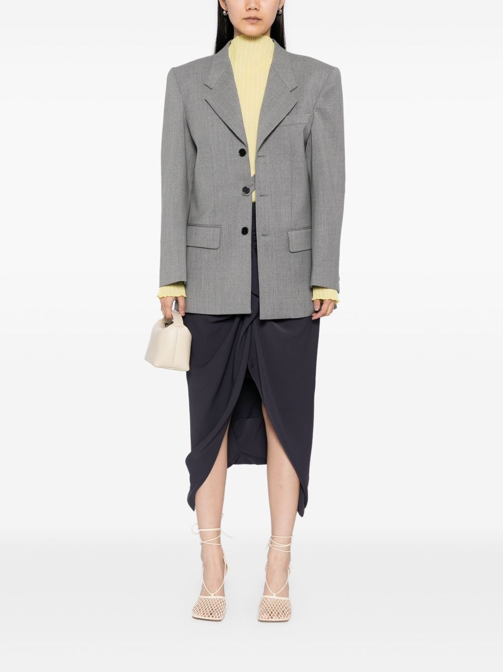 single-breasted blazer - 2