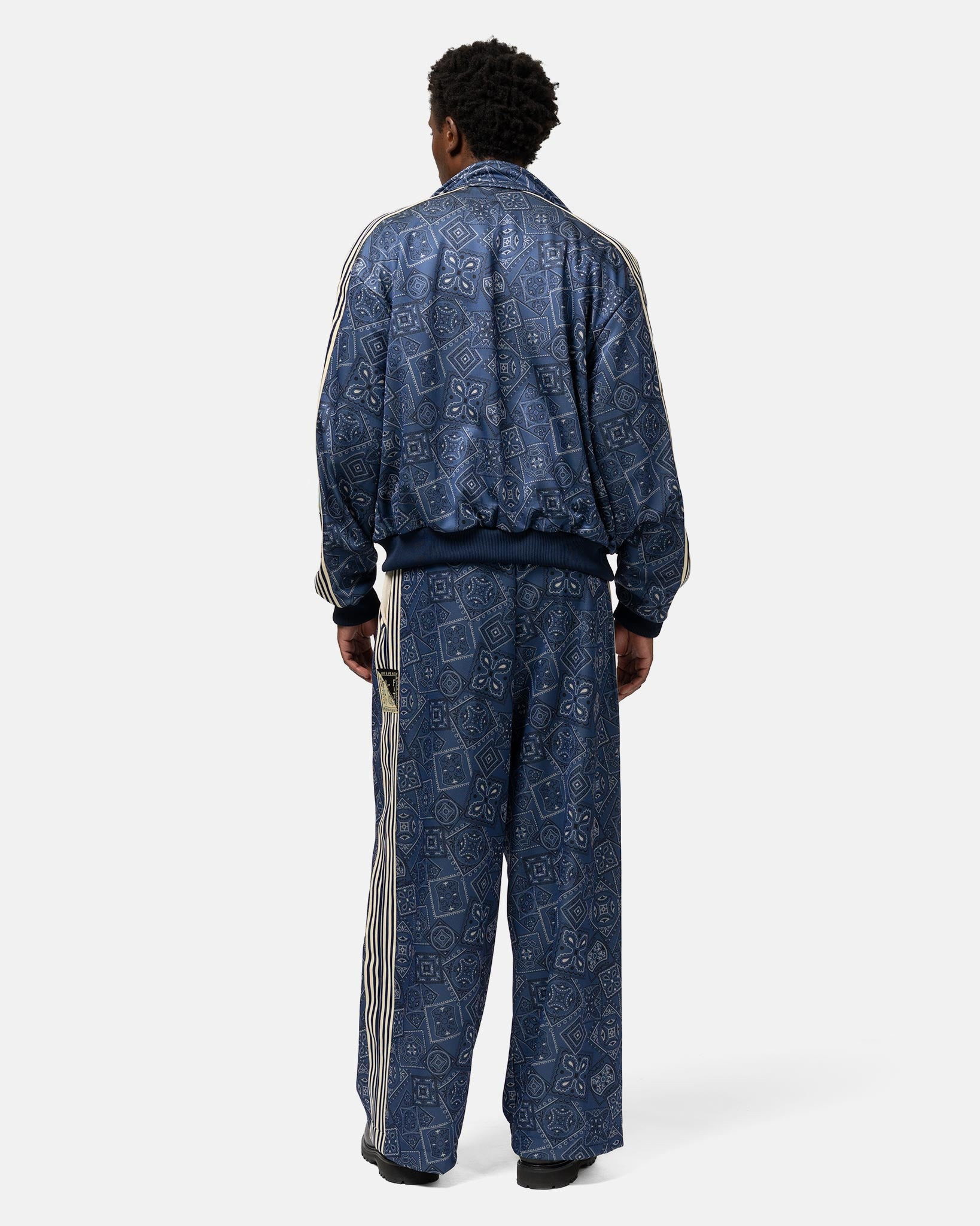 Smooth Jersey COOKIE Bandana Track JKT Navy - 3