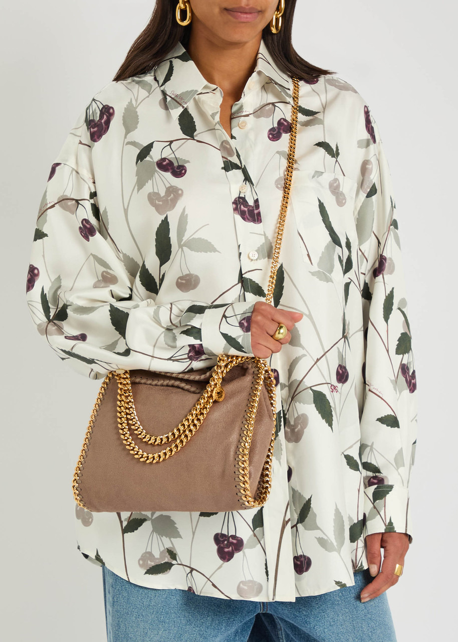 Stella Mccartney Falabella Mini Faux Suede Tote - 6