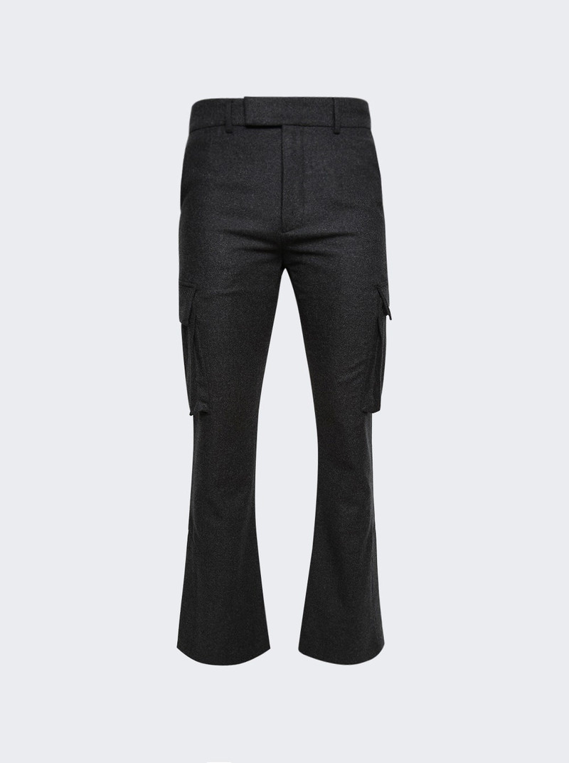 tactical cargo flared trousers 1
