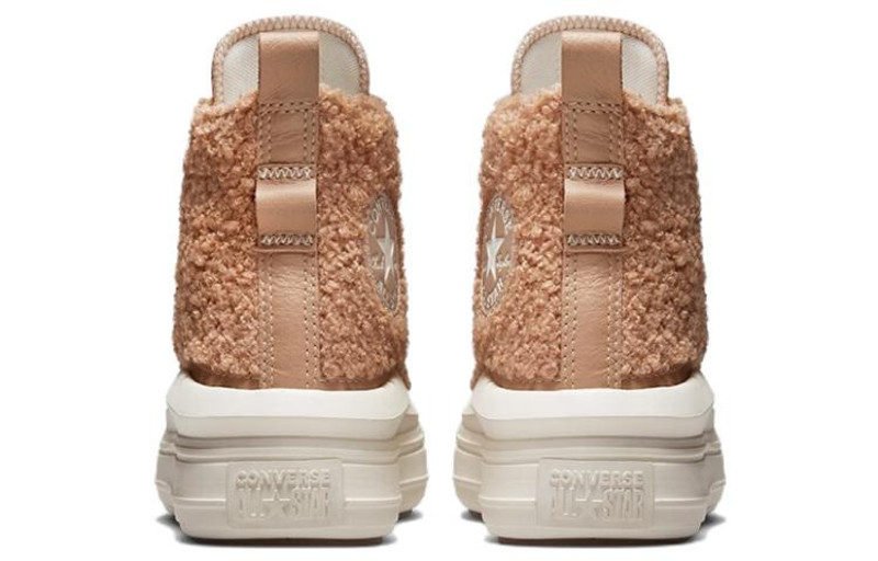 Converse (WMNS) Converse Chuck Taylor All Star Move Platform High 'Sherpa - Champagne Tan' A04259C outlook