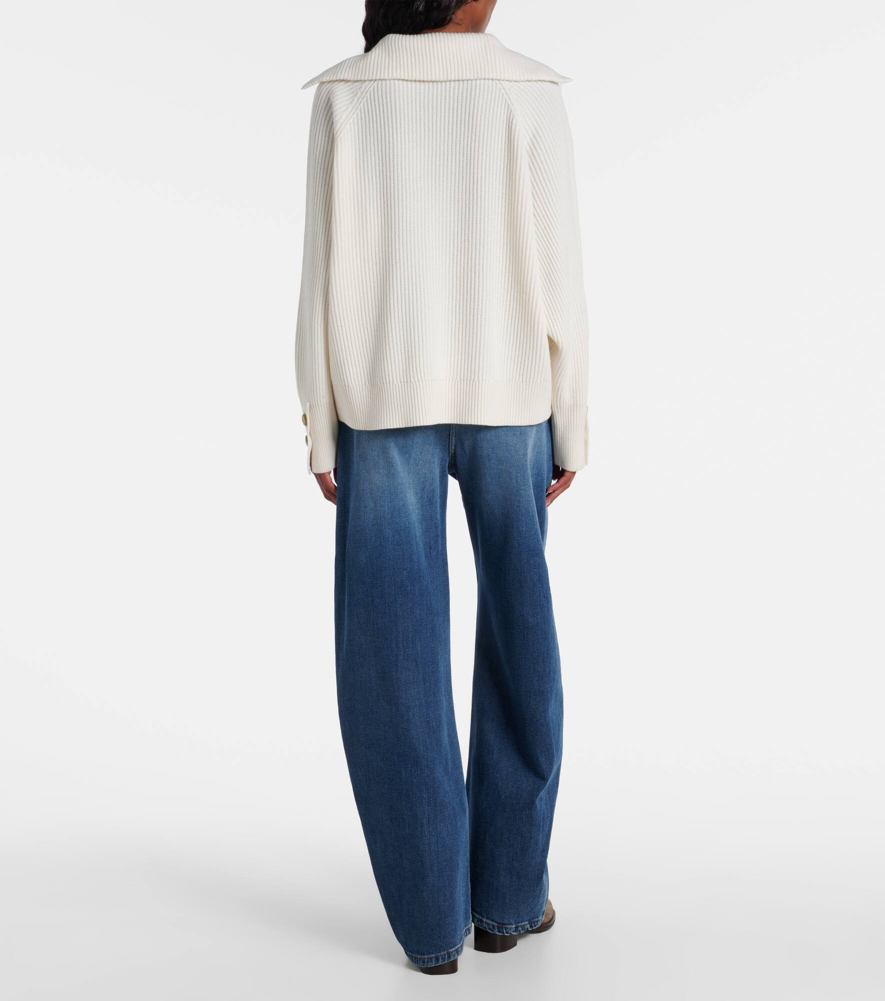 Wool, cashmere and silk sweater - 3