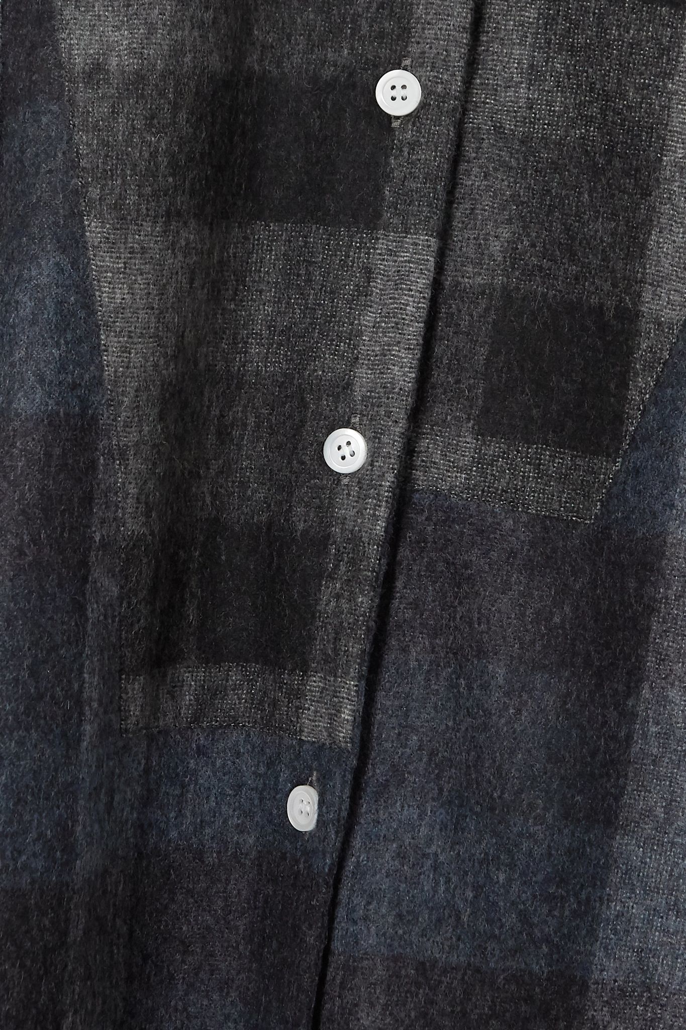 Checked wool-flannel shirt - 4