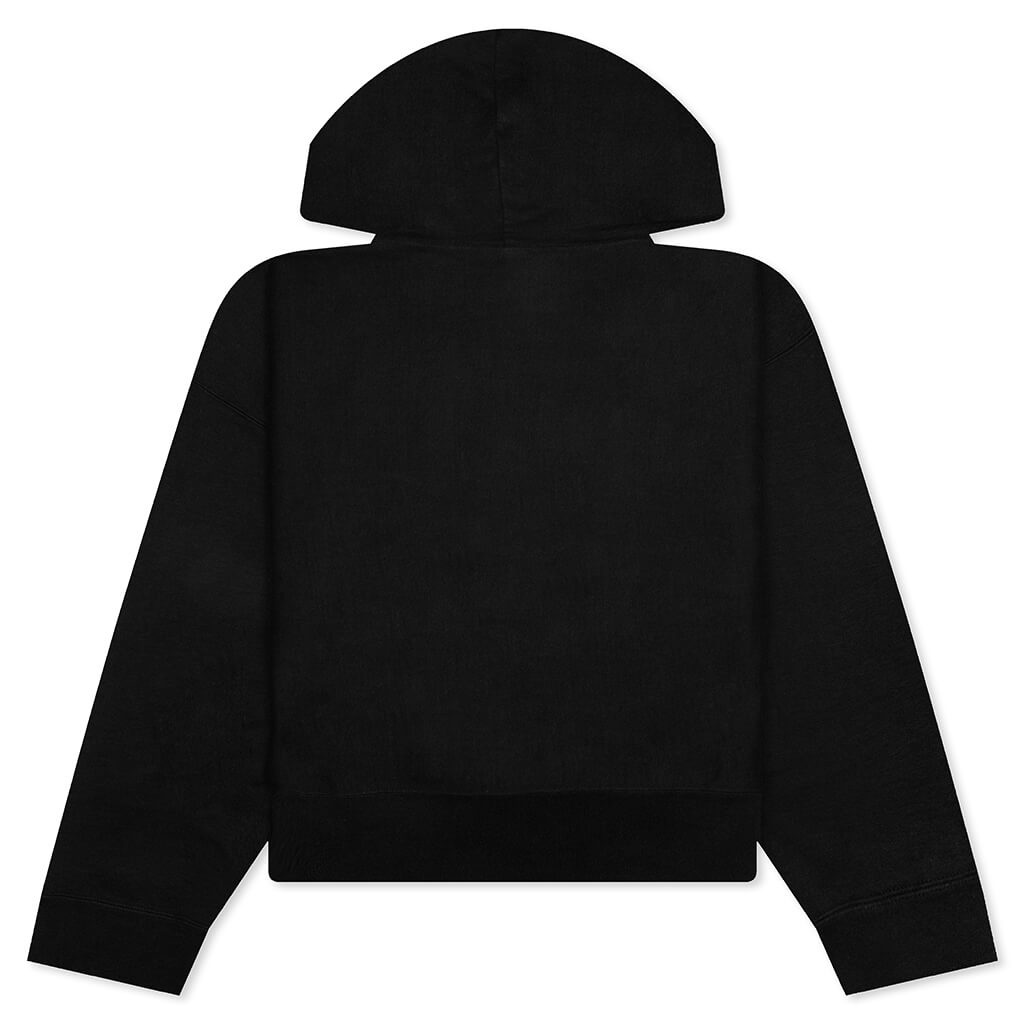 BIG SIZE HOODIE LOGO - BLACK - 2