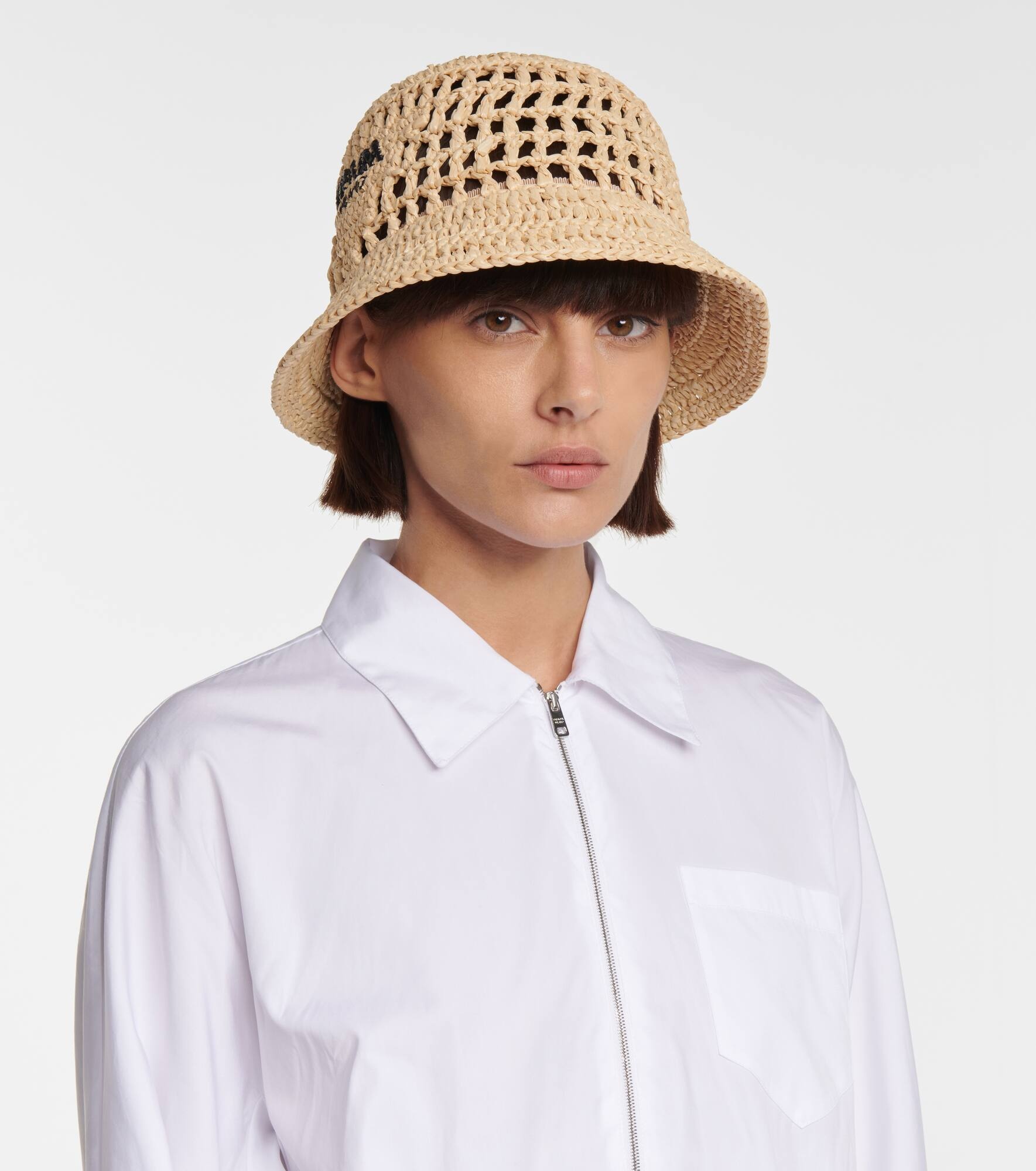 Raffia bucket hat - 2