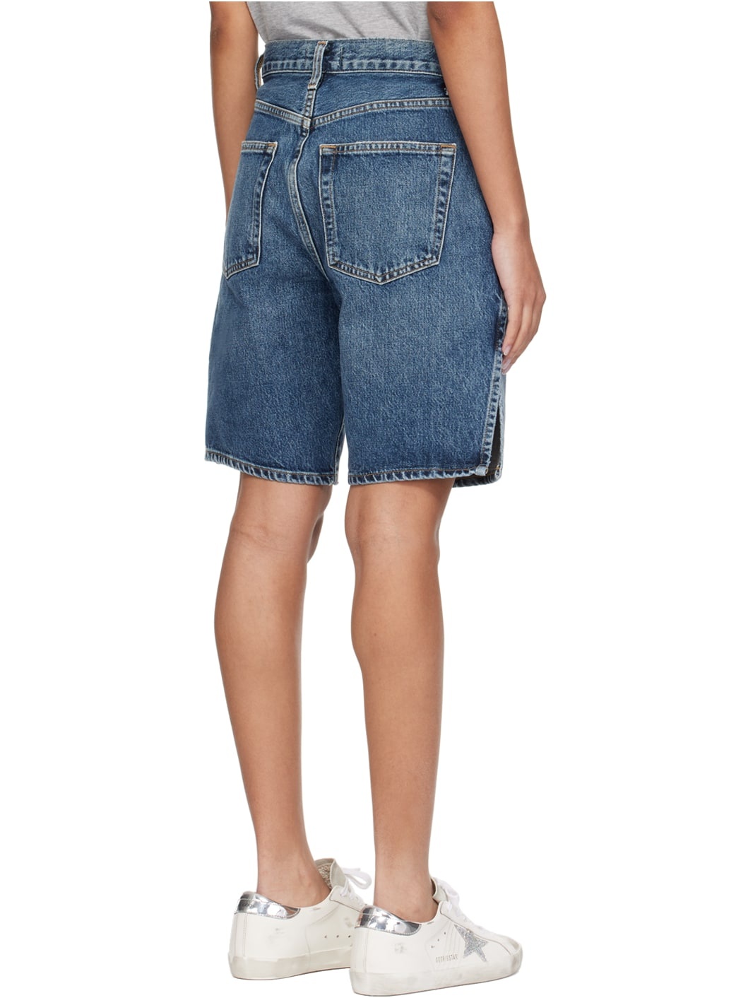 Blue Vida Denim Shorts - 3