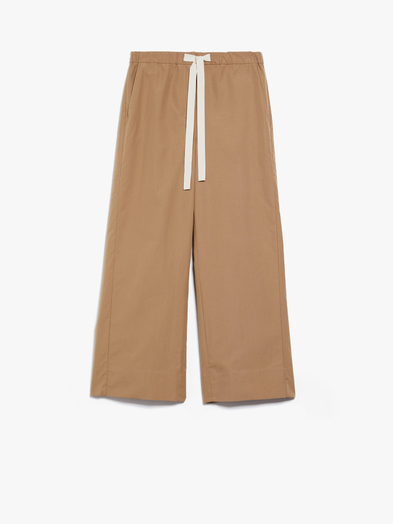 ARGENTO Cotton poplin trousers - 1