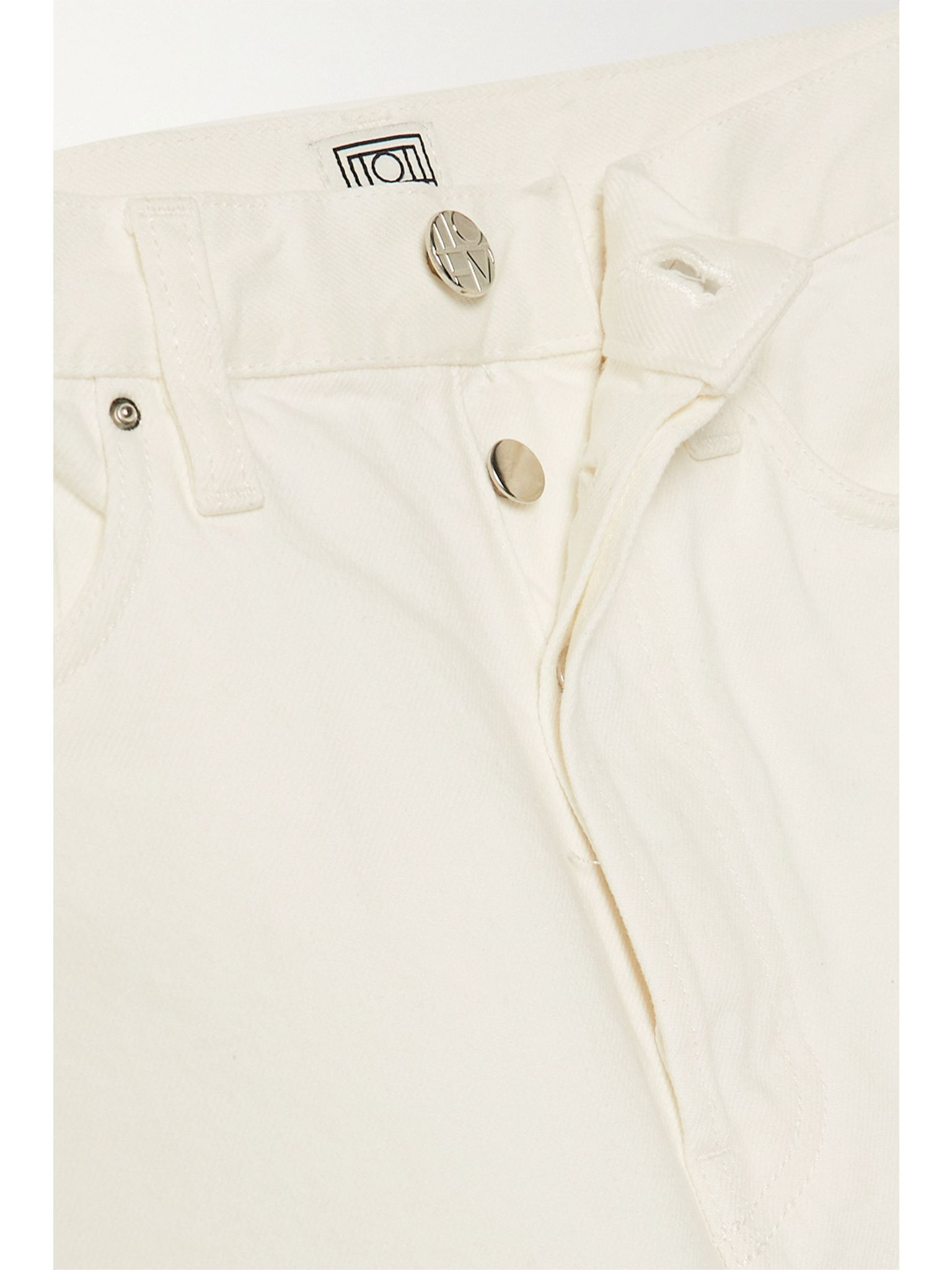 + NET SUSTAIN Classic Cut high-rise straight-leg organic jeans Off-white - 5