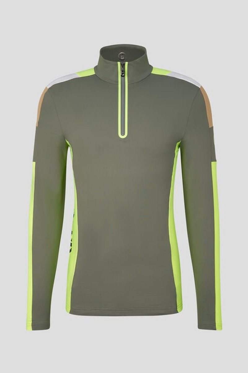 Mica First layer in Olive green/Neon yellow 1