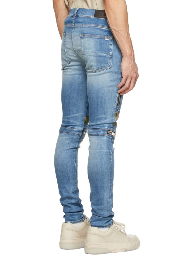 Blue Paneled Jeans 3