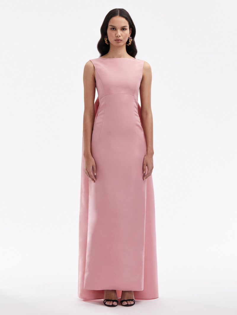 DRAPED 뒷면 FAILLE GOWN 1