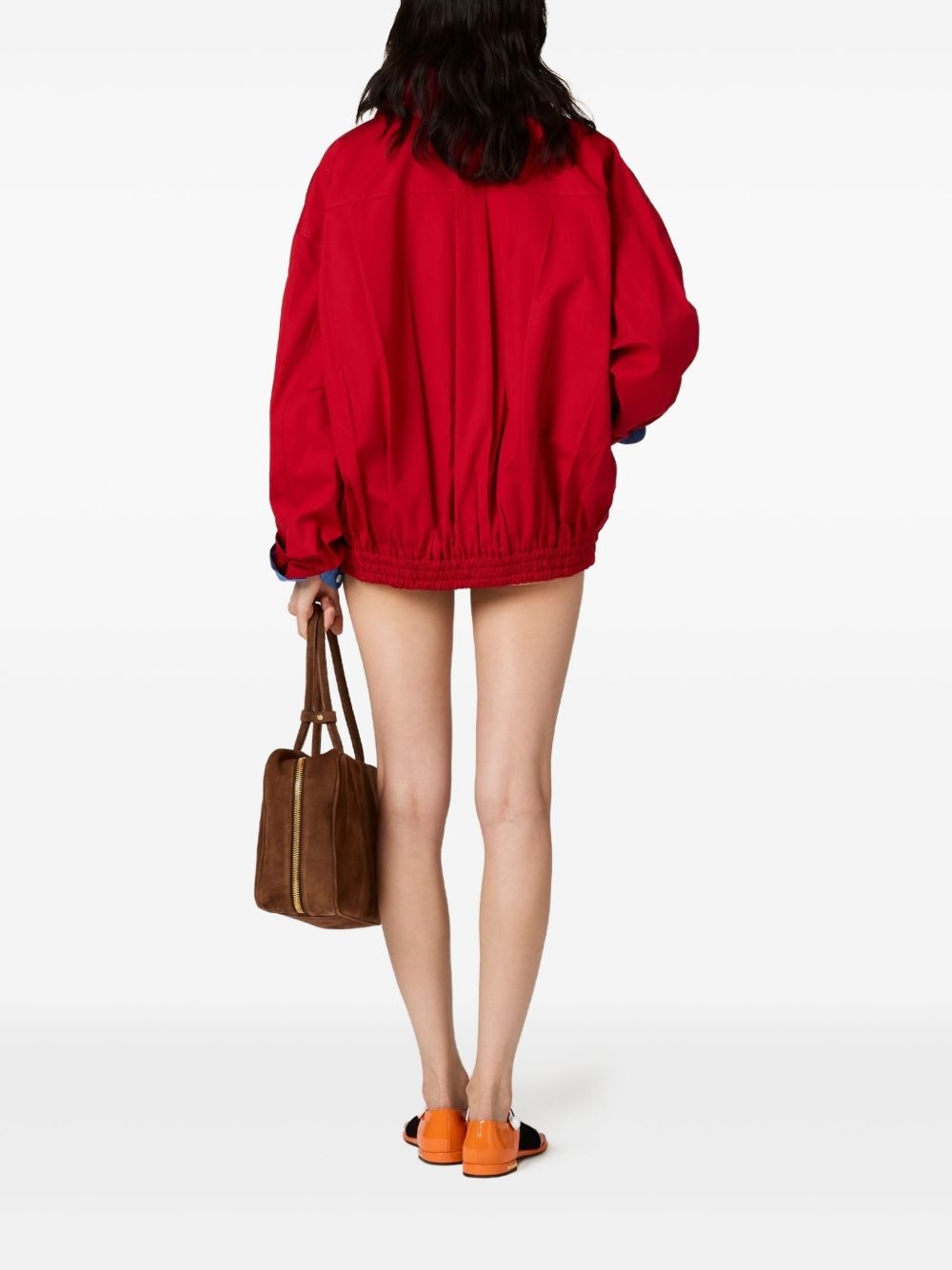 poplin bomber jacket - 3