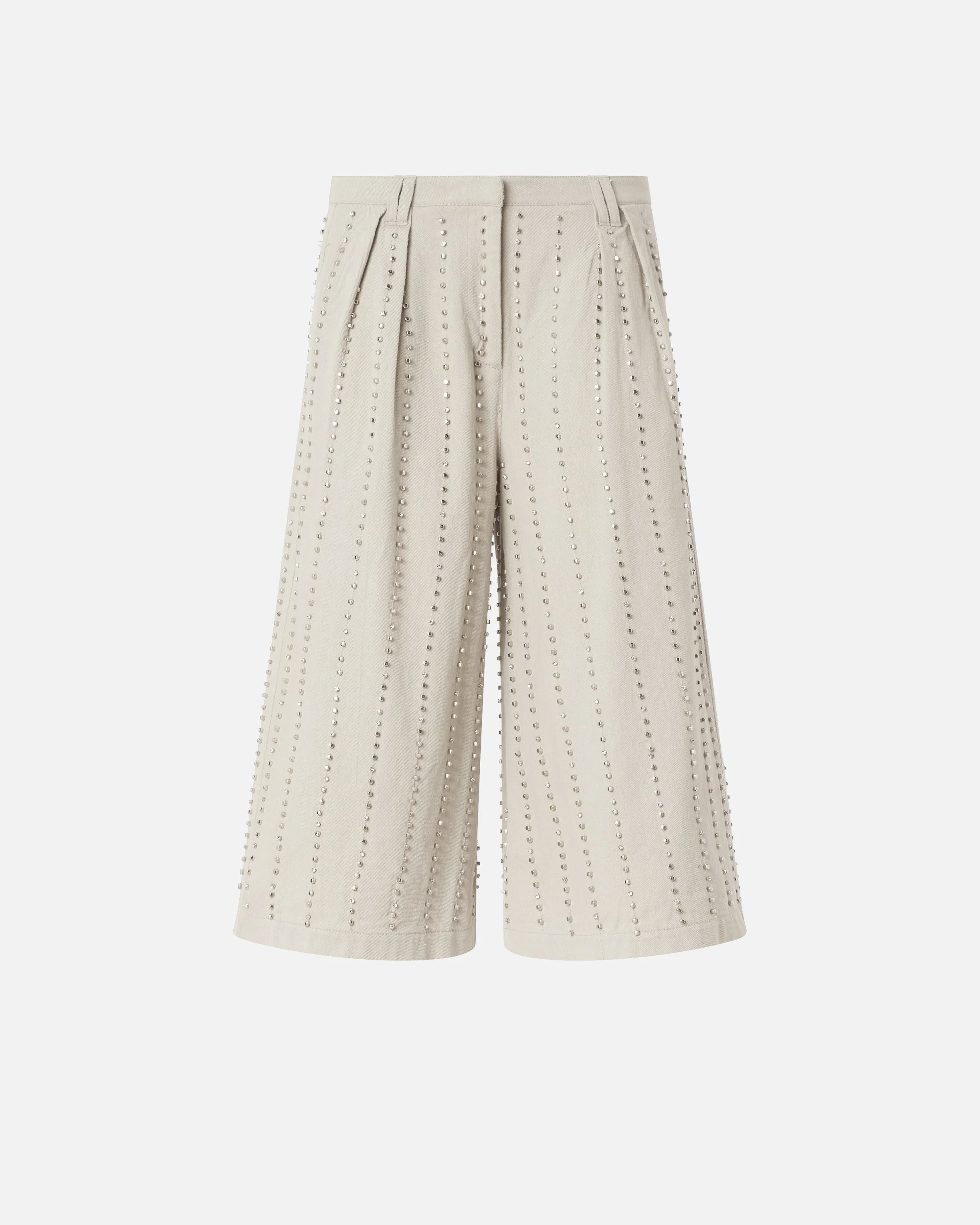 BERMUDA SHORTS WITH JEWEL STRIPES - 1