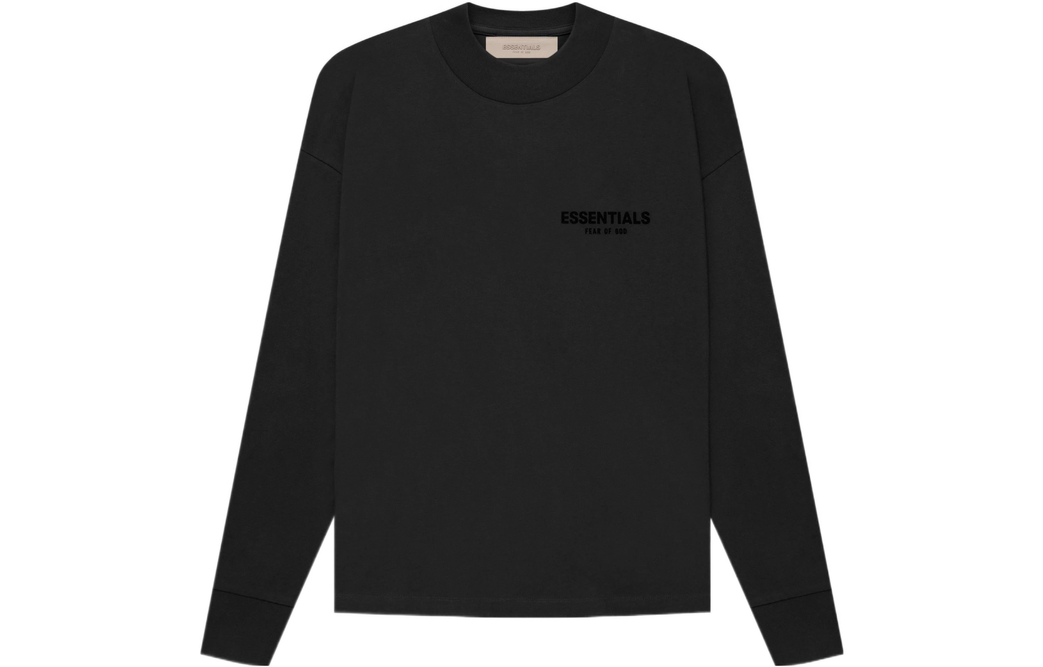 Fear of God Essentials SS22 Long Sleeve Tee Stretch Limo FOG-SS22-463 - 3