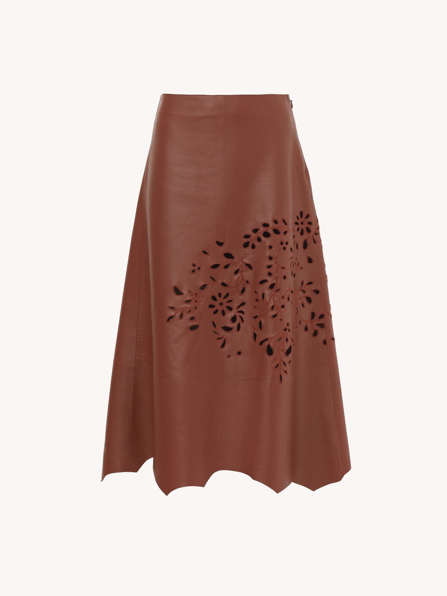 FLARED MID-LENGTH SKIRT - 4