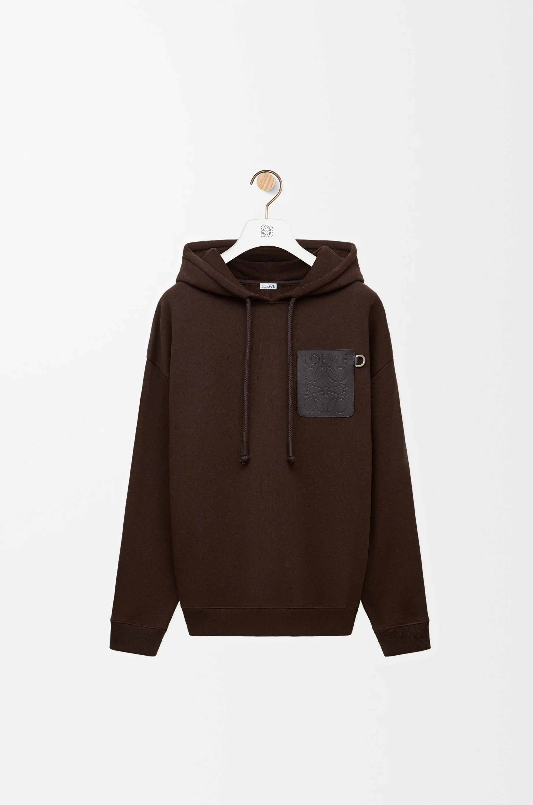 Relaxed fit hoodie in cotton - 1