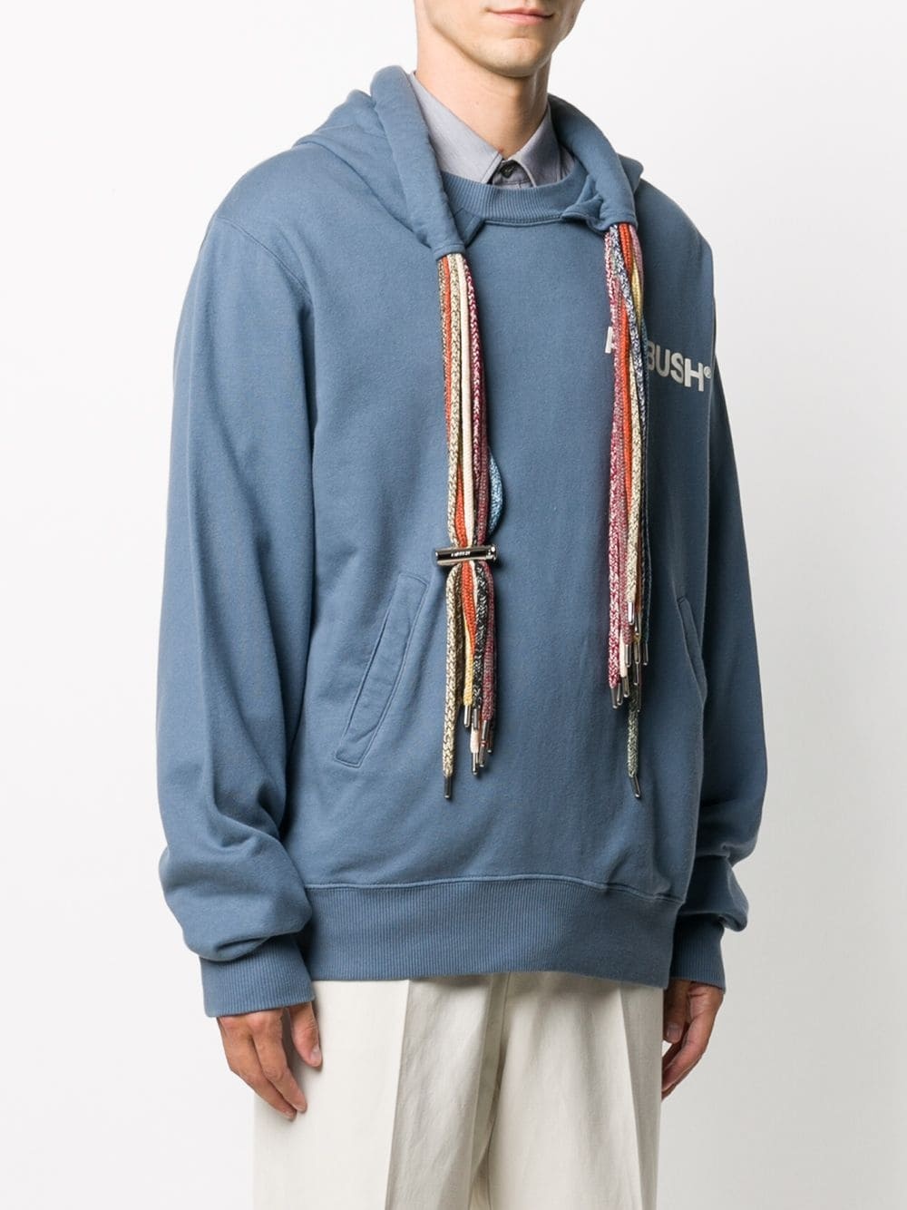 drawstring-embellished hoodie - 4