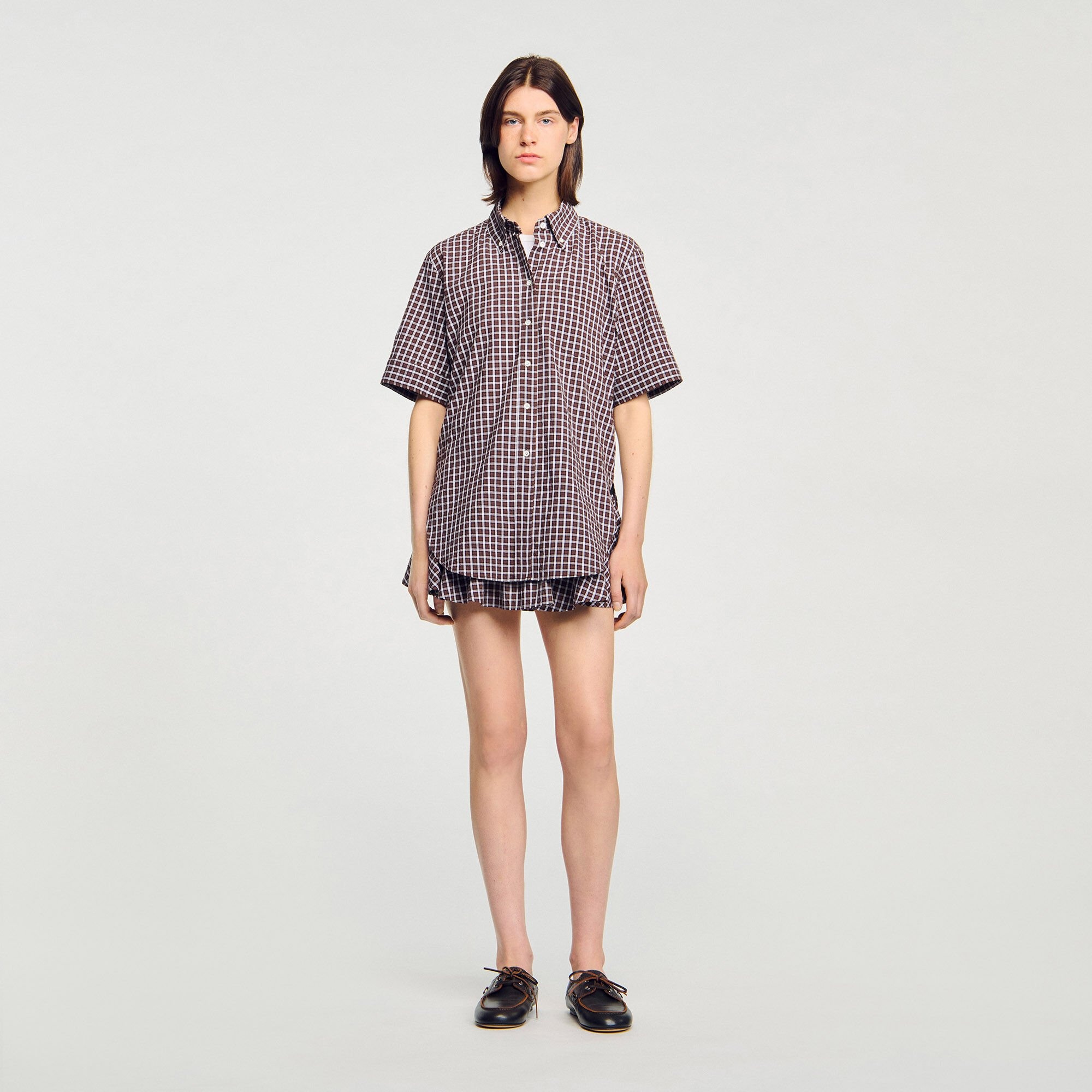 OVERSIZED CHECK SHIRT - 2