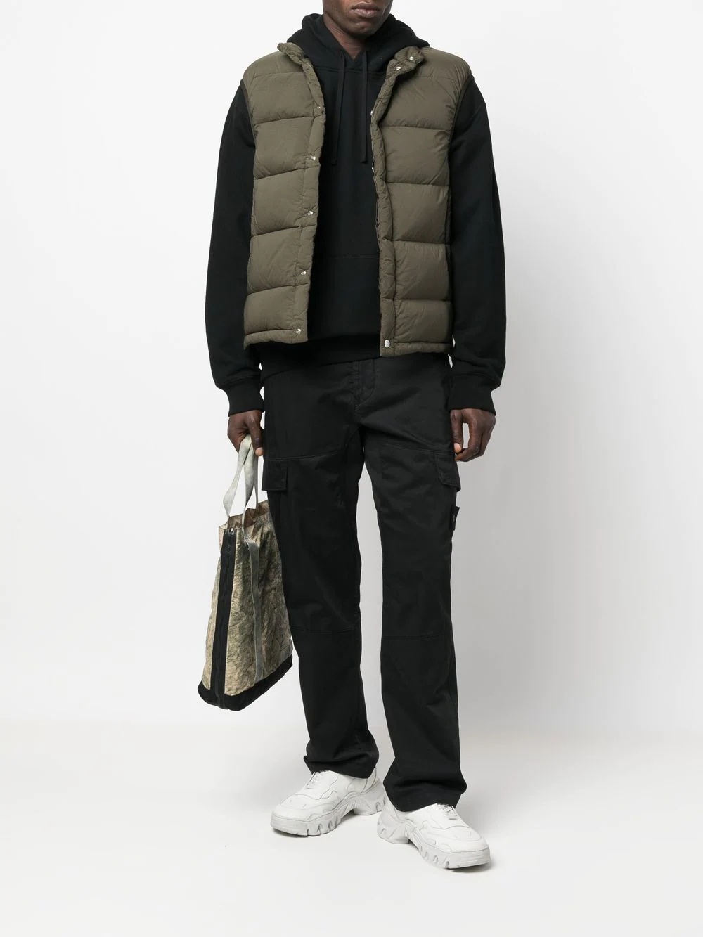 sleeveless padded jacket - 2