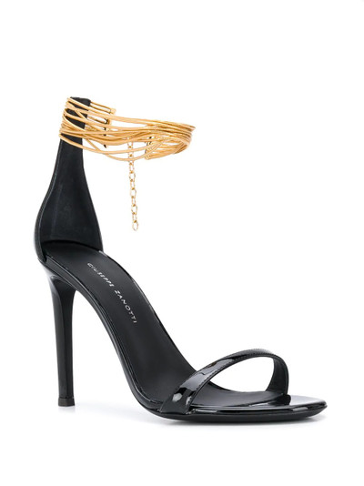 Giuseppe Zanotti Kay jewel anklet sandals outlook