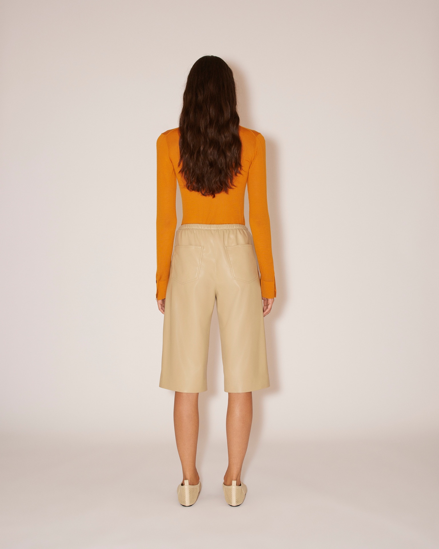 THALIA - Superfine merino cardigan - Orange - 3