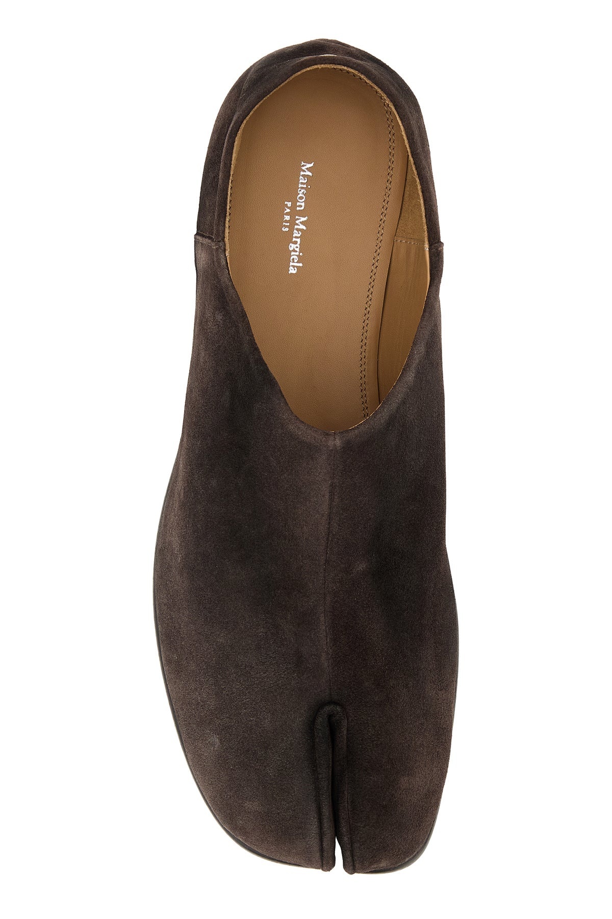 Brown suede Tabi loafers - 4