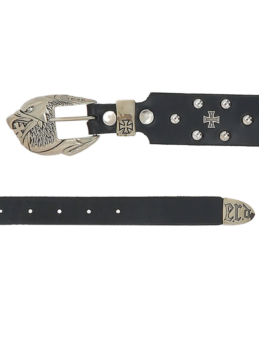 eagle-head studded belt - 3