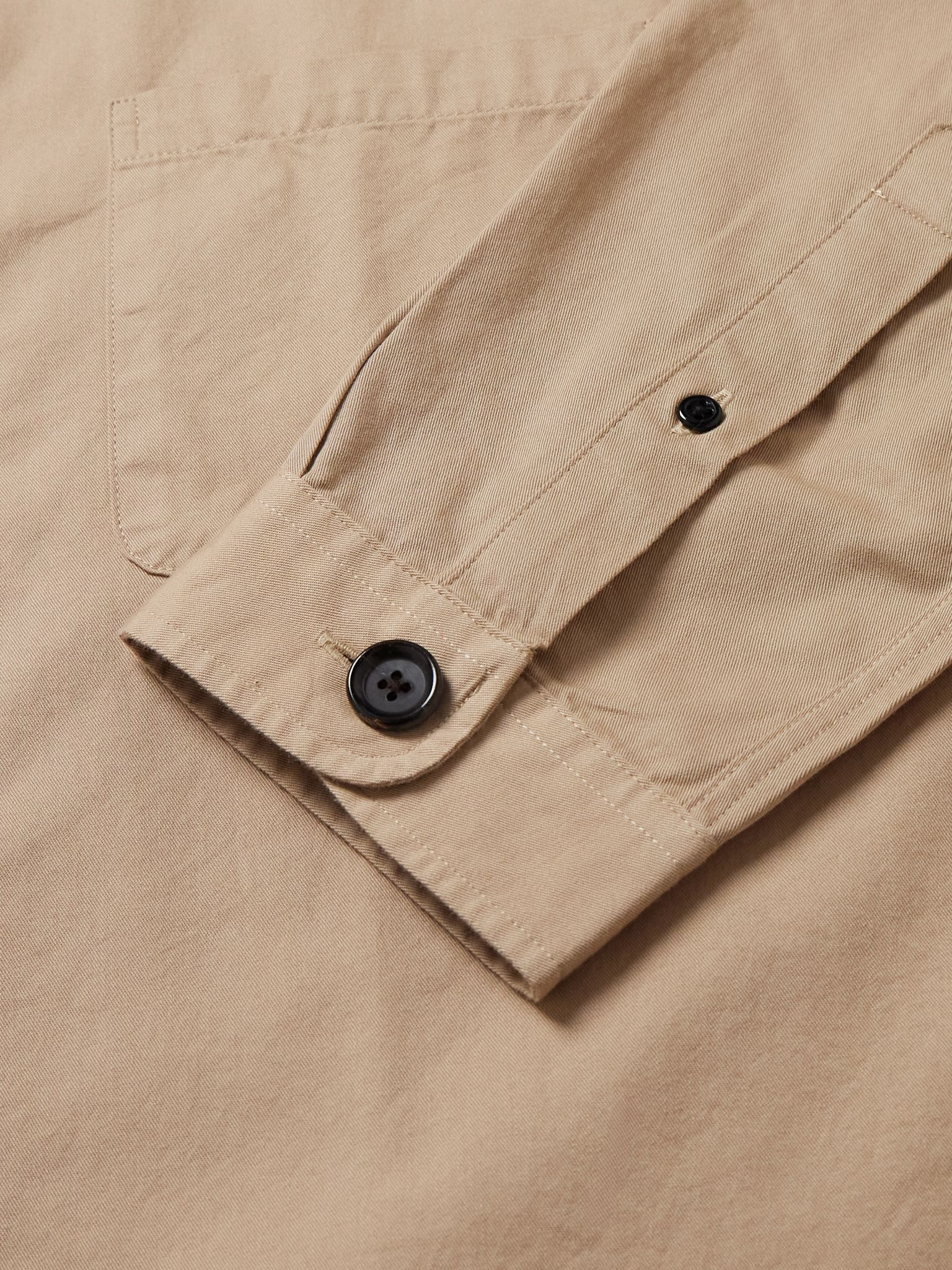Witley Cotton-Twill Shirt Jacket Beige - 5