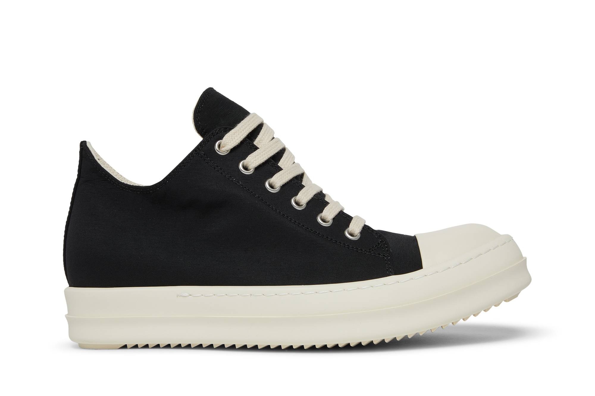 Rick Owens Wmns DRKSHDW Fogachine Cotton Nylon Low 'Black Milk' - 1