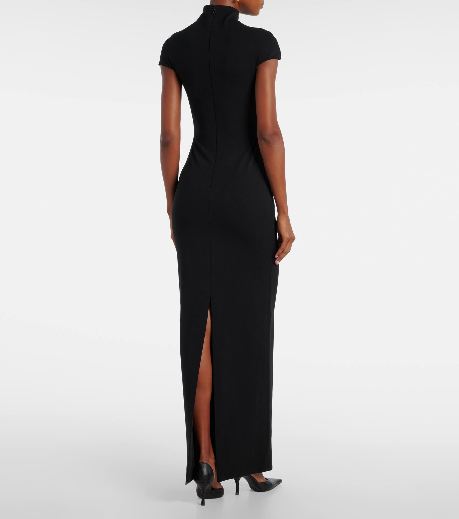 Lang crêpe maxi dress - 3