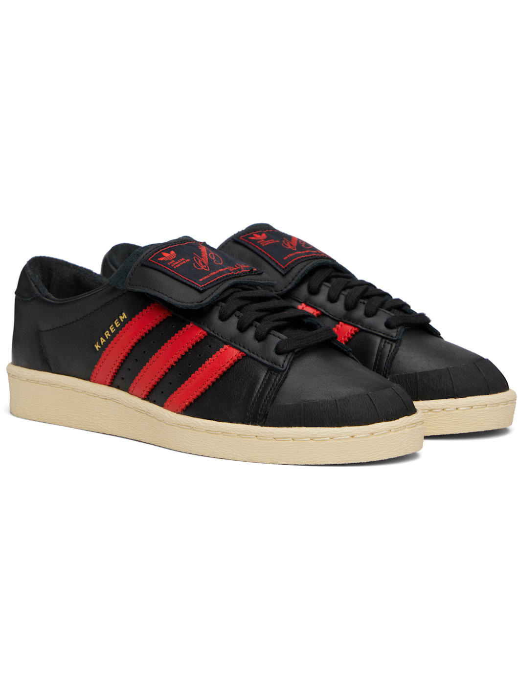 Black adidas Originals Edition Jabbar Low Sneakers - 4