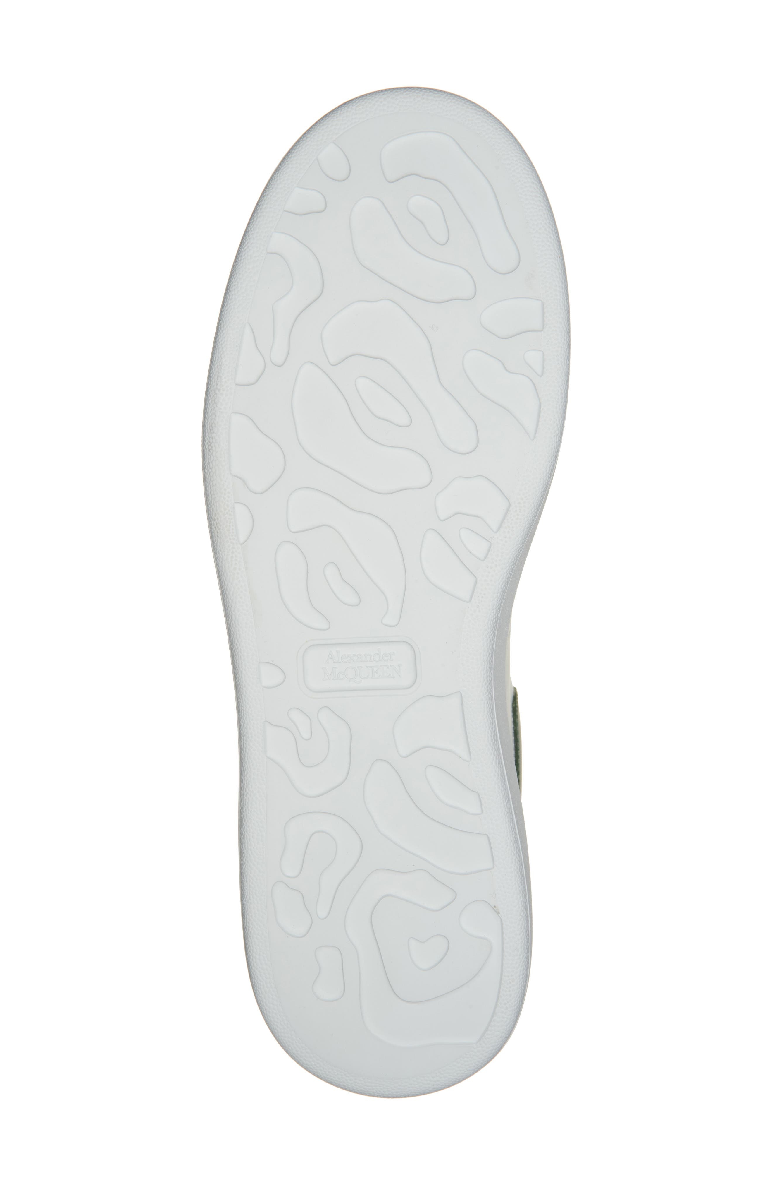 McQueen Oversized Sneaker in White/Phthalo Green at Nordstrom - 6