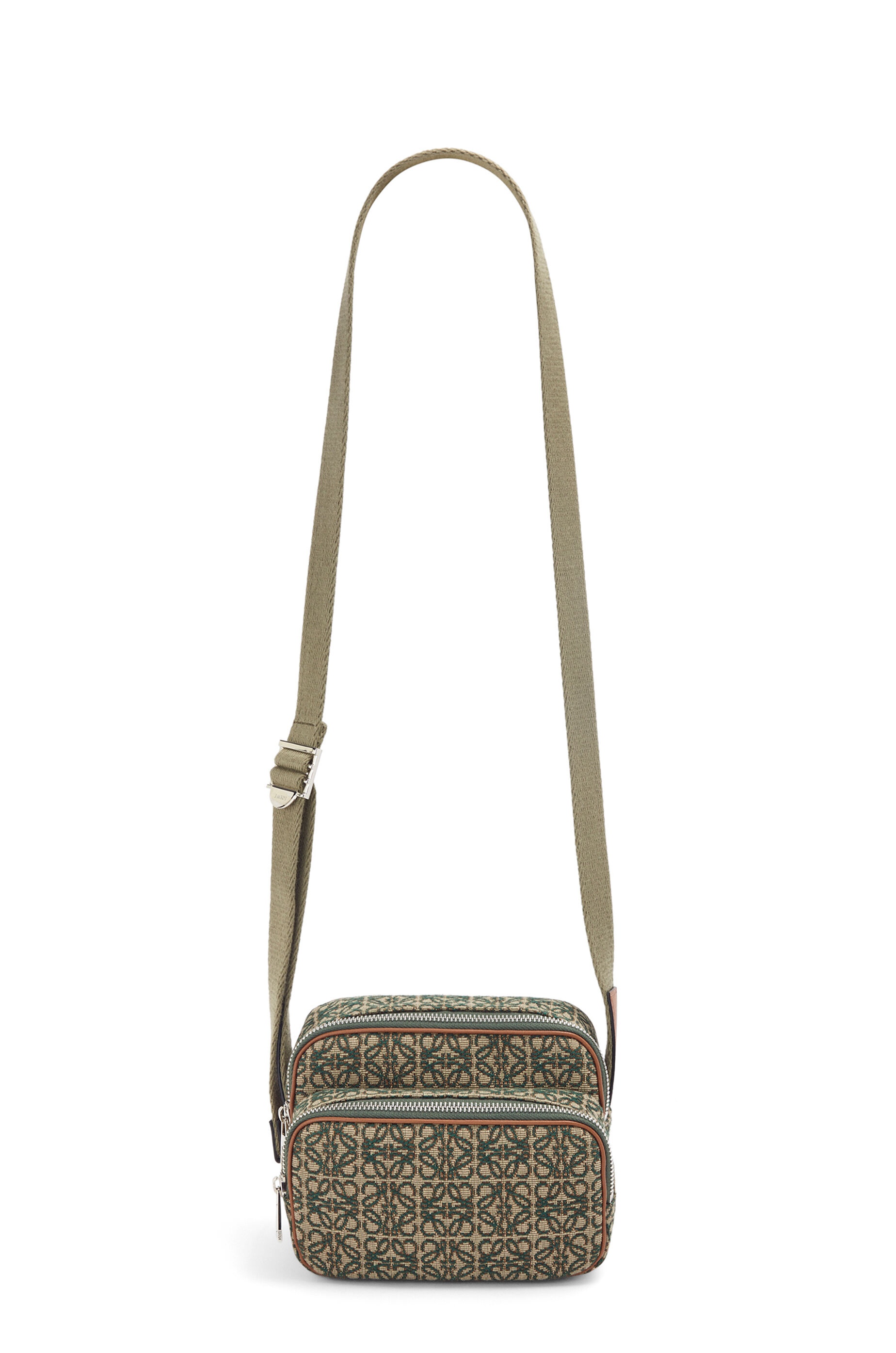 Mini Camera bag in Anagram jacquard and calfskin - 5