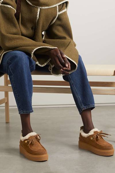 See by Chloé Jillie shearling-lined suede sneakers outlook
