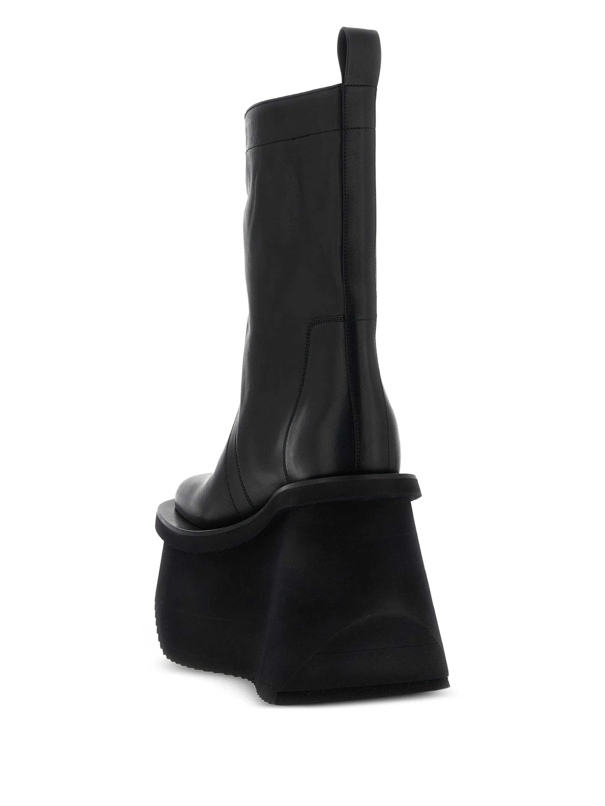 Rick Owens 14mm Factory Topstitching Platform Boots - 3