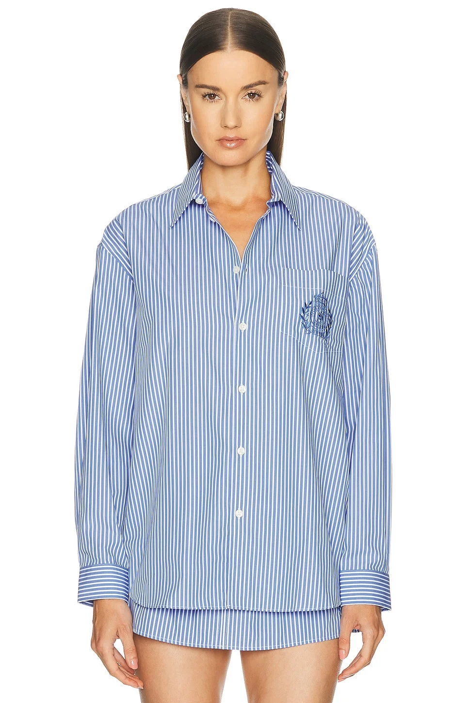 NY Crest Oversized Shirt - 1