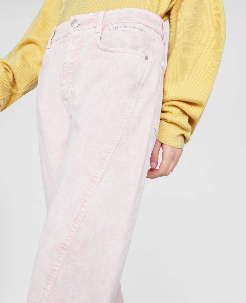 Twisted Seam Denim Pants 4