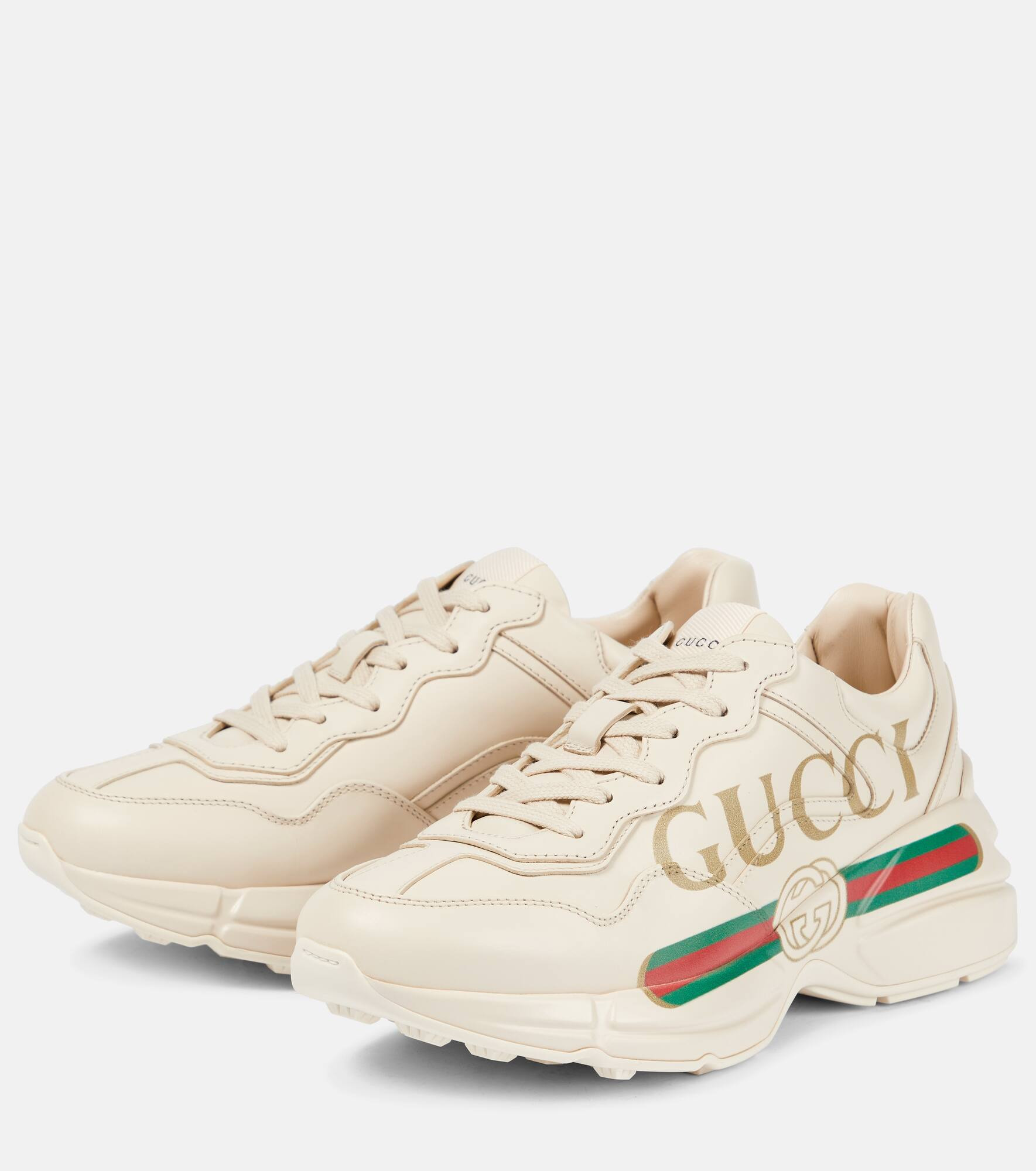 Rhyton leather sneakers - 4