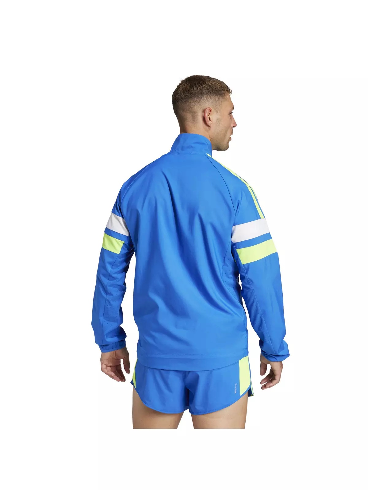 Men's Adizero Retro Running Jacket -Blue - 2