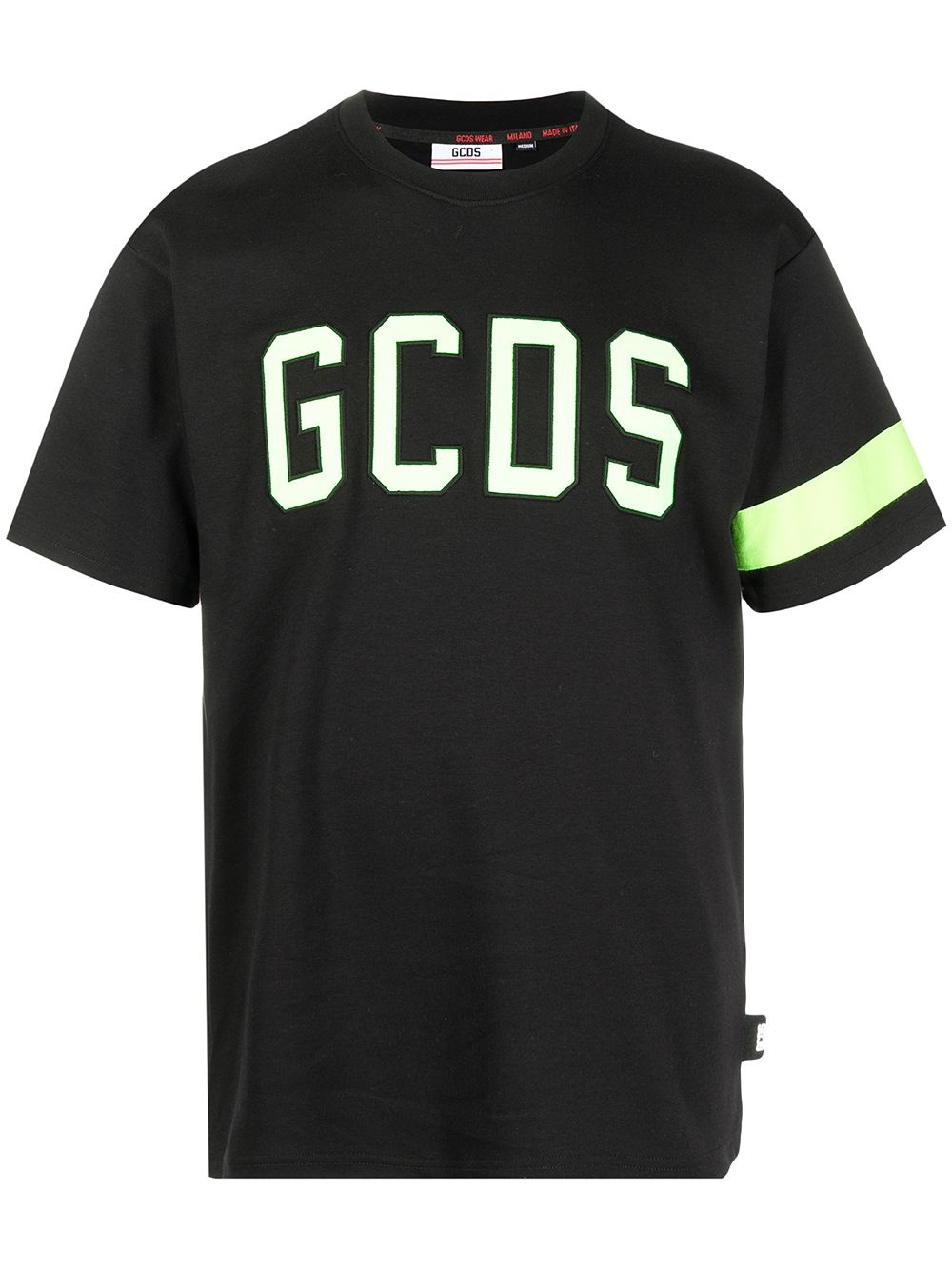 logo patch cotton T-shirt - 1