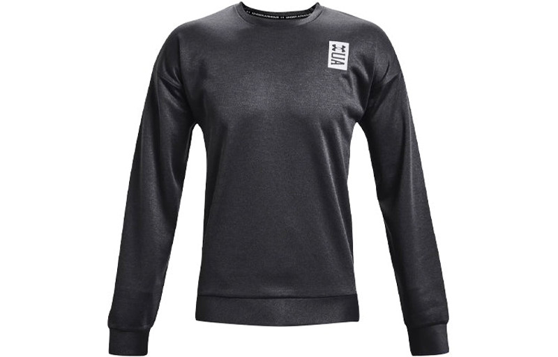 Men's Under Armour Recover Round Neck Training Loose Sports Gray 1361757-001 - 1