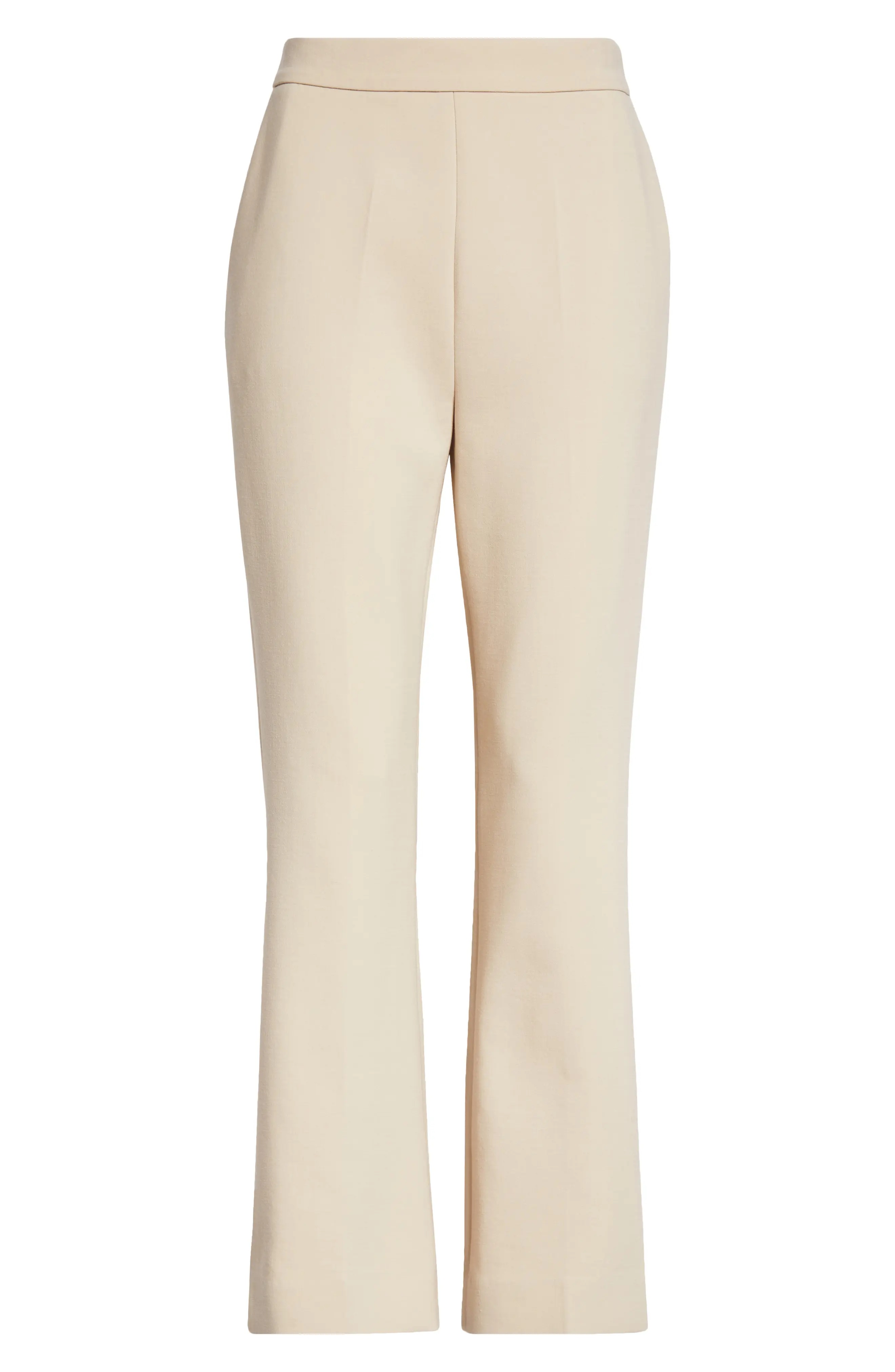 Nepeta Stretch Virgin Wool Flare Leg Ankle Trousers - 6