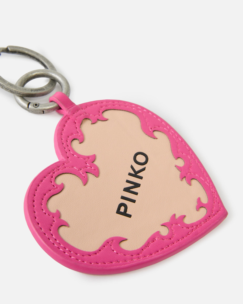 PINKO PINKO HEART KEYRING CHARM outlook