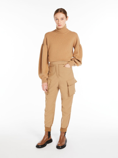 Max Mara MALDIVE Wide-sleeved wool and cashmere jumper outlook