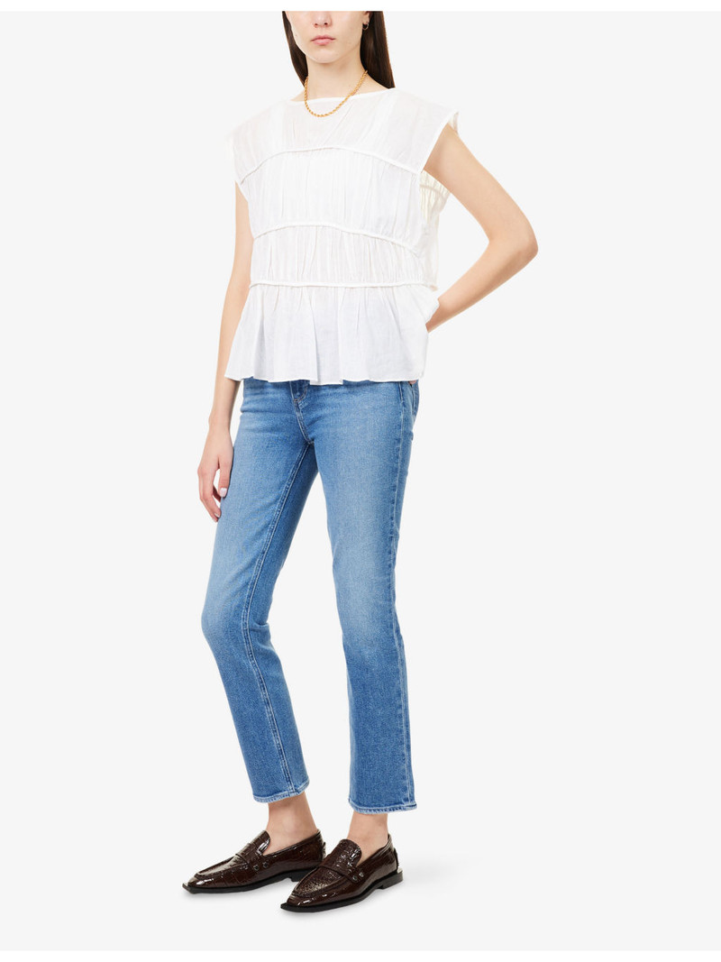 PAIGE Cindy Ankle Slim-Leg Stretch-Denim Jeans outlook