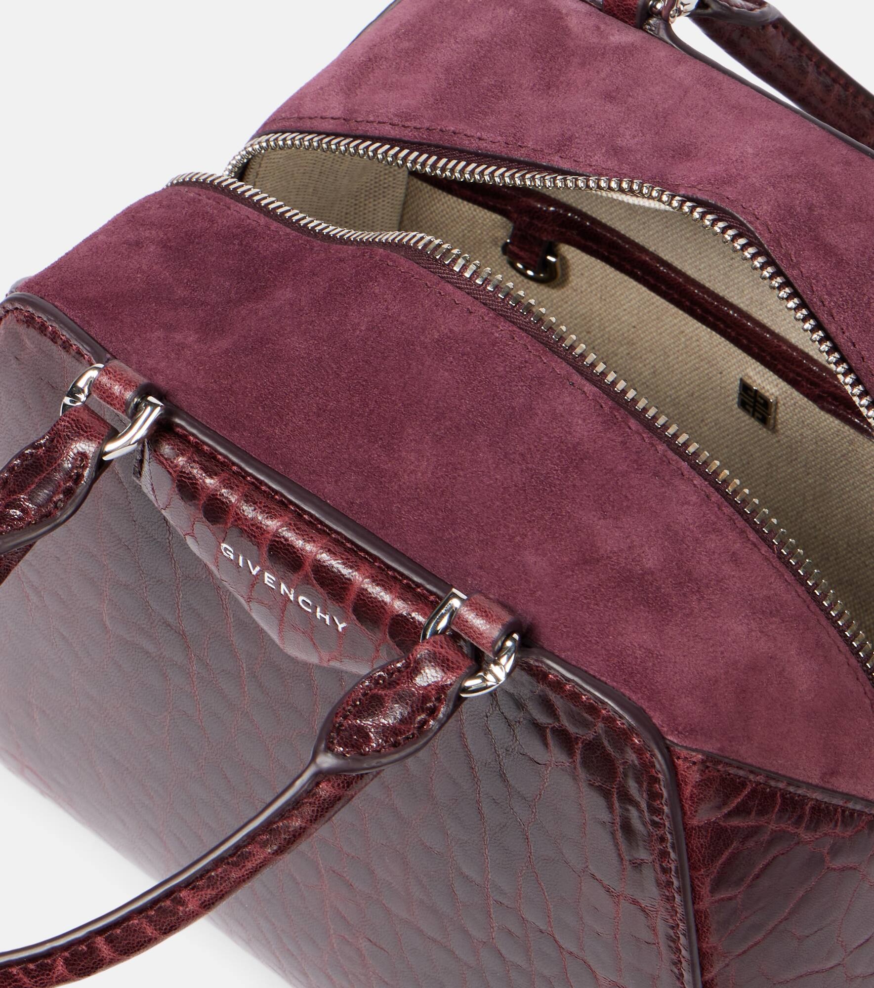 Antigona Cube Mini patent leather tote bag - 3