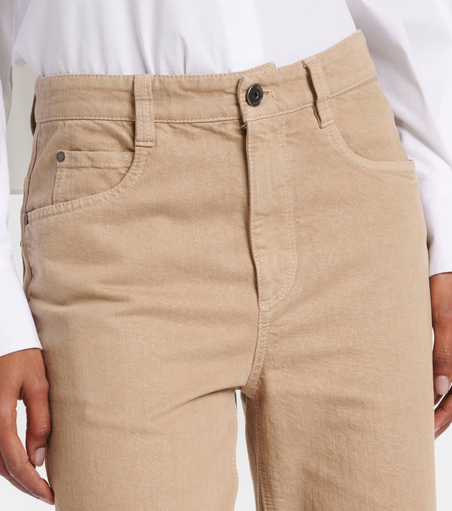Mid-rise straight jeans - 4