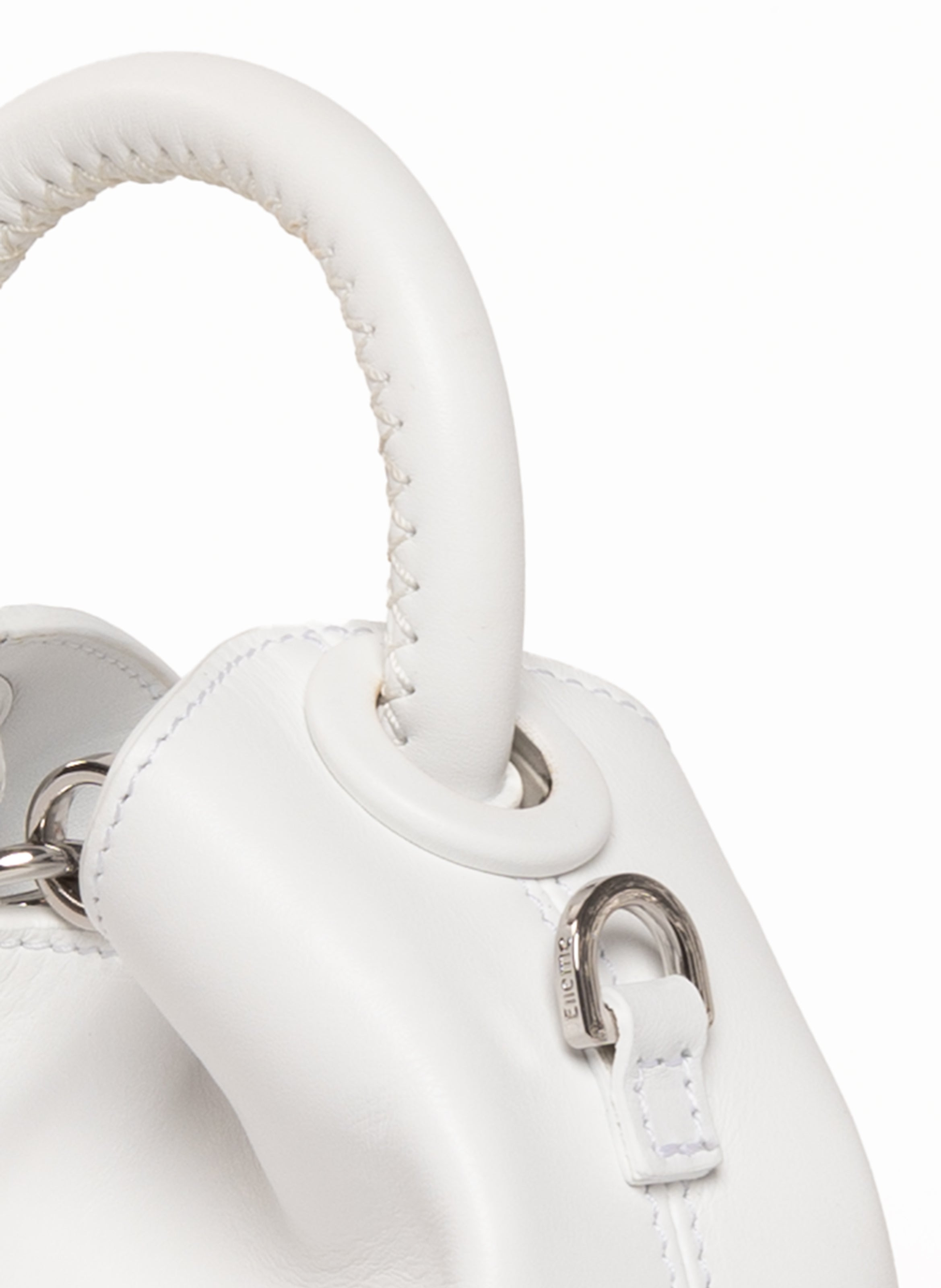 Madeleine Leather White/Silver Hardware - 5